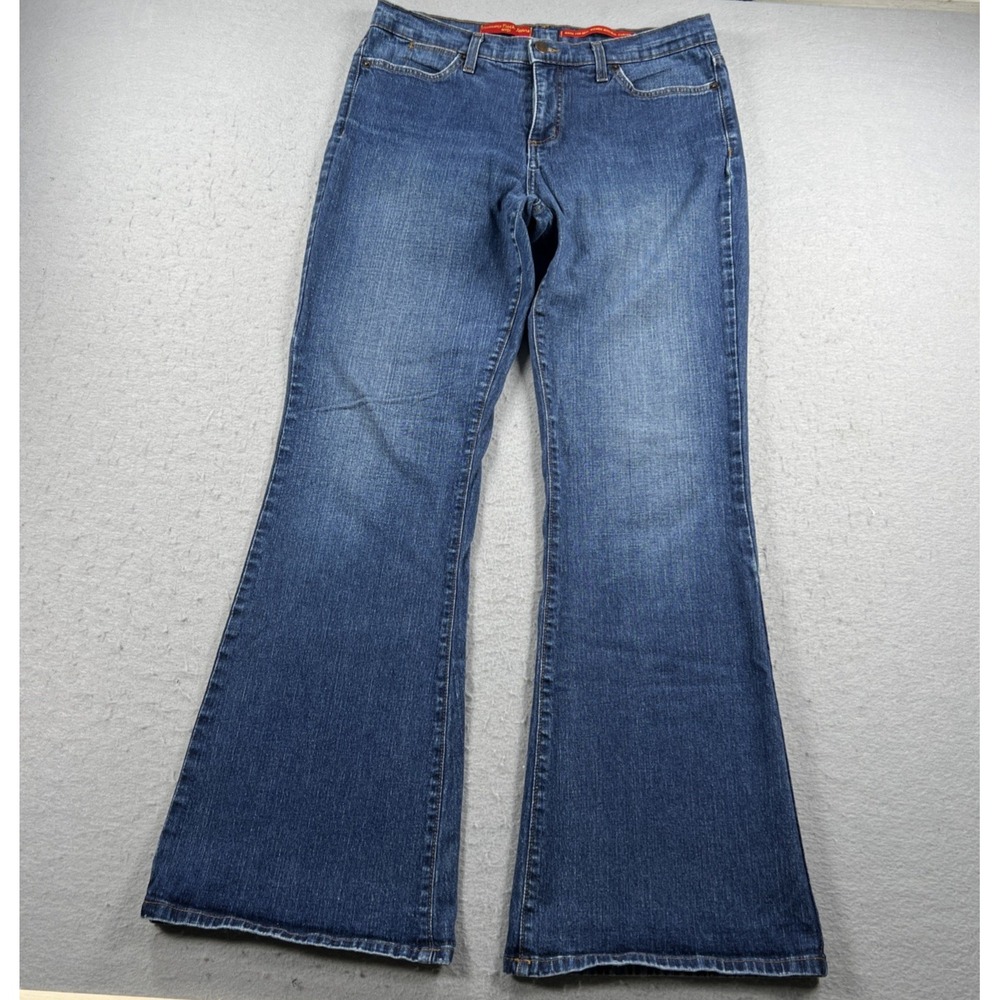 NYDJ Womens Tummy Tuck Jeans 5-pocket Bootcut Fit: W34" x L32" Vintage Red Label
